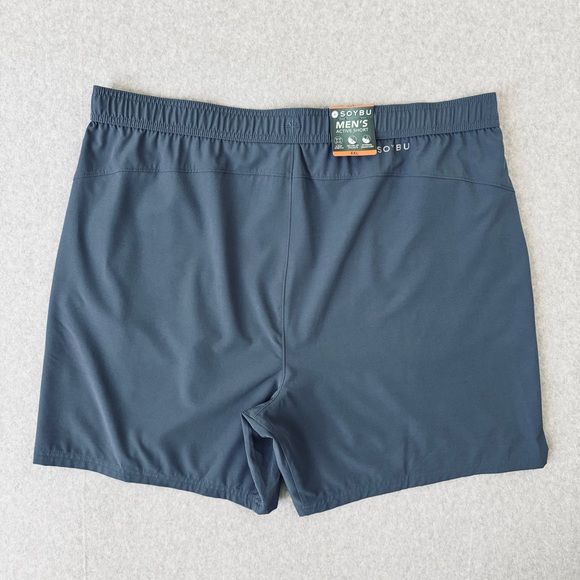 Soybu Active Shorts Mens XXL Blue Pull On Elastic Waistband Lightweight Gorpcore - Picture 5 of 13
